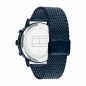 Preview: Tommy Hilfiger Herren Armbanduhr 1710397 Multifunktion dual-time Edelstahl blau