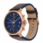 Preview: Tommy Hilfiger 1710418 Multifunktion Herren Armbanduhr Day-Date Lederband