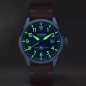 Preview: Junkers Herren Armbanduhr 9.58.01.01 Flieger Automatik 42mm Leder Saphirglas