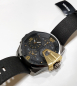 Preview: DIESEL Herren Armbanduhr in XL DZ7377, 4xTime, schwarz-roségoldfarben
