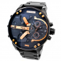 Preview: DIESEL Mr. Daddy 2 Herren Armbanduhr Chrono mit 4 Uhrzeiten DZ7312 in XXL Ø 57mm