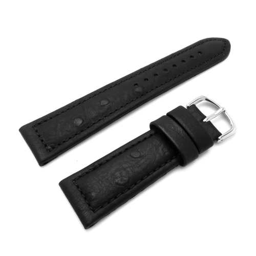 Ingersoll Ersatzband Lederband schwarz mit Narbung Stegbreite 22mm