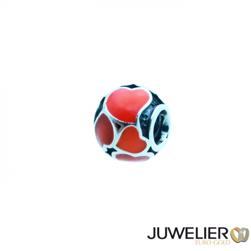 Pandora Element aus 925 Silber 790436ER rote Emaille