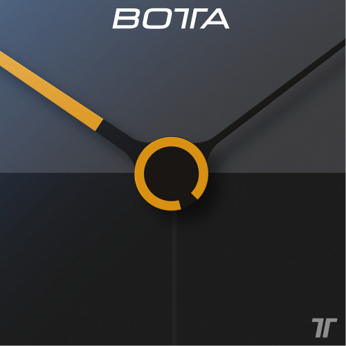 Botta TRES 24 Quarz von BOTTA, 24 Stunden, Drei Zeiger, Titan, Saphirglas, 45mm