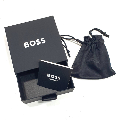 BOSS Herren Kette 1580402 Edelstahl 60cm Goldfarben Magnetverschluss