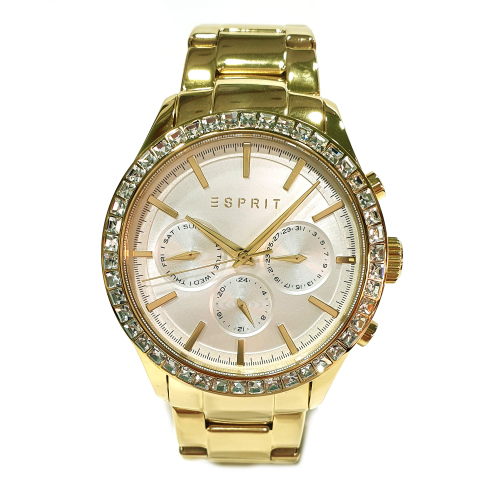 ESPRIT Damen Armbanduhr ES109042002 goldfarben Multifunktion