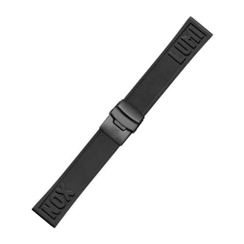 Ersatzband Wechselband Luminox 24mm Kautschuk schwarz XS - XL Länge