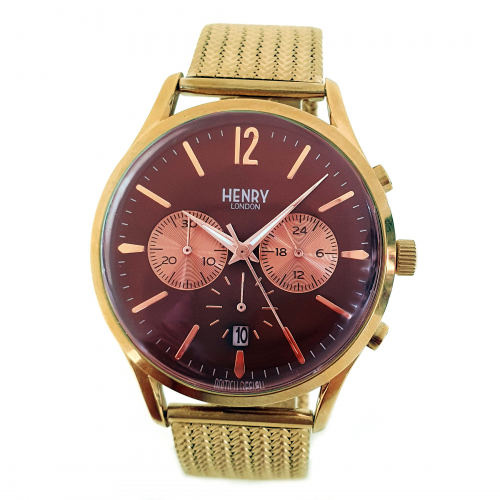 Henry London Armbanduhr Harrow HL41-CS-005657 Goldfarben
