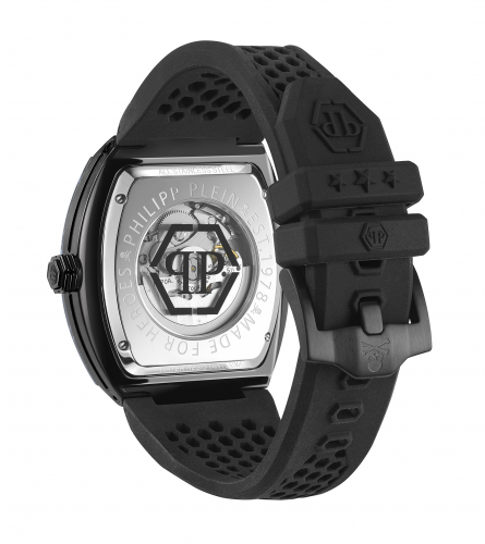 Philipp Plein Herren Armbanduhr PWBAA0221 The Skeleton Automatik 44mm schwarz