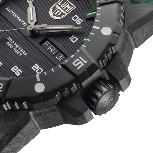 Luminox XS.3877 Master Carbon SEAL Automatic Militäruhr Day-Date Saphirglas