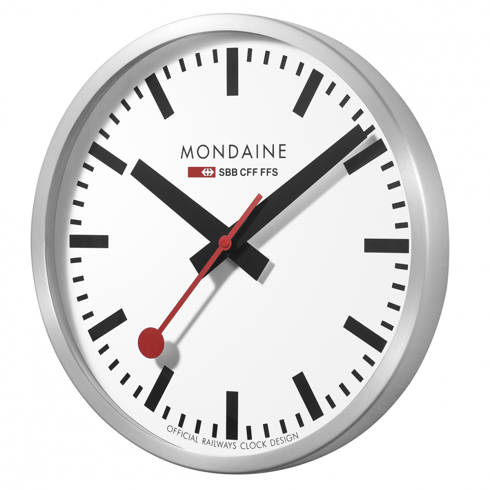 MONDAINE Wanduhr - Wall Clock - Bahnhofsuhr A995.CLOCK.16SBB