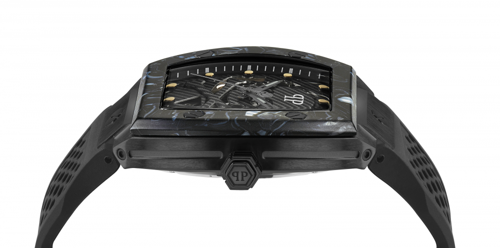 Philipp Plein Herren Armbanduhr PWBAA0221 The Skeleton Automatik 44mm schwarz