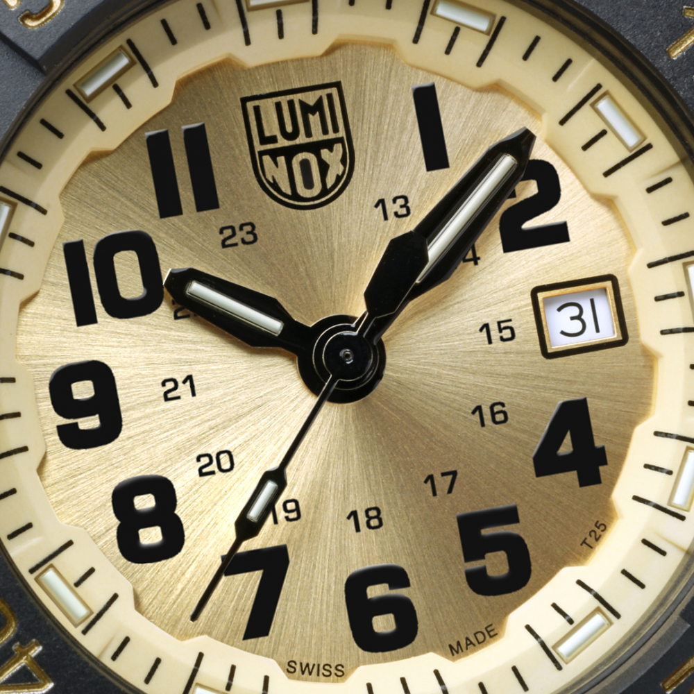 Luminox Armbanduhr XS.3505.GP Navy SEAL Gold Limited Edition, Taucheruhr